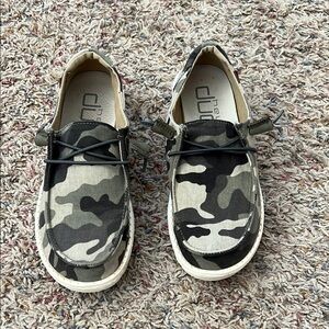 Hey Dude Camouflage Slip-On Loafers